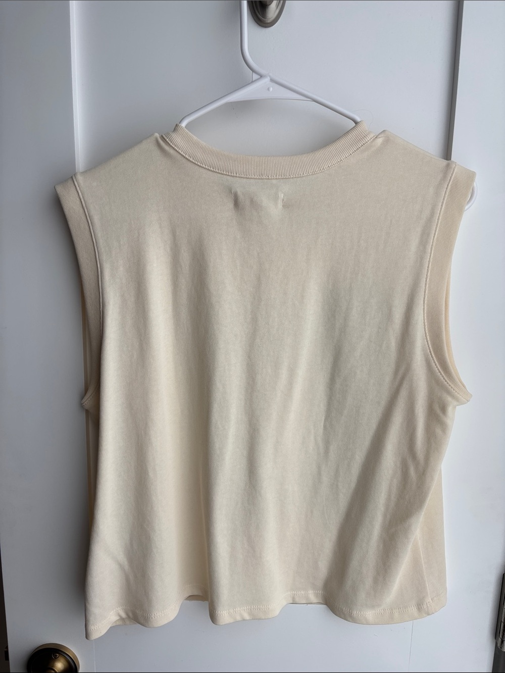 *NWT* Madewell Cream Crewneck Beach Tank (Size S) - Picture 6 of 6